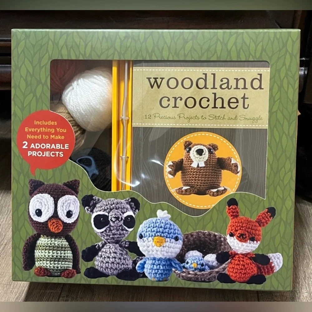 Woodland Crochet Kit - Adorable Animal Projects